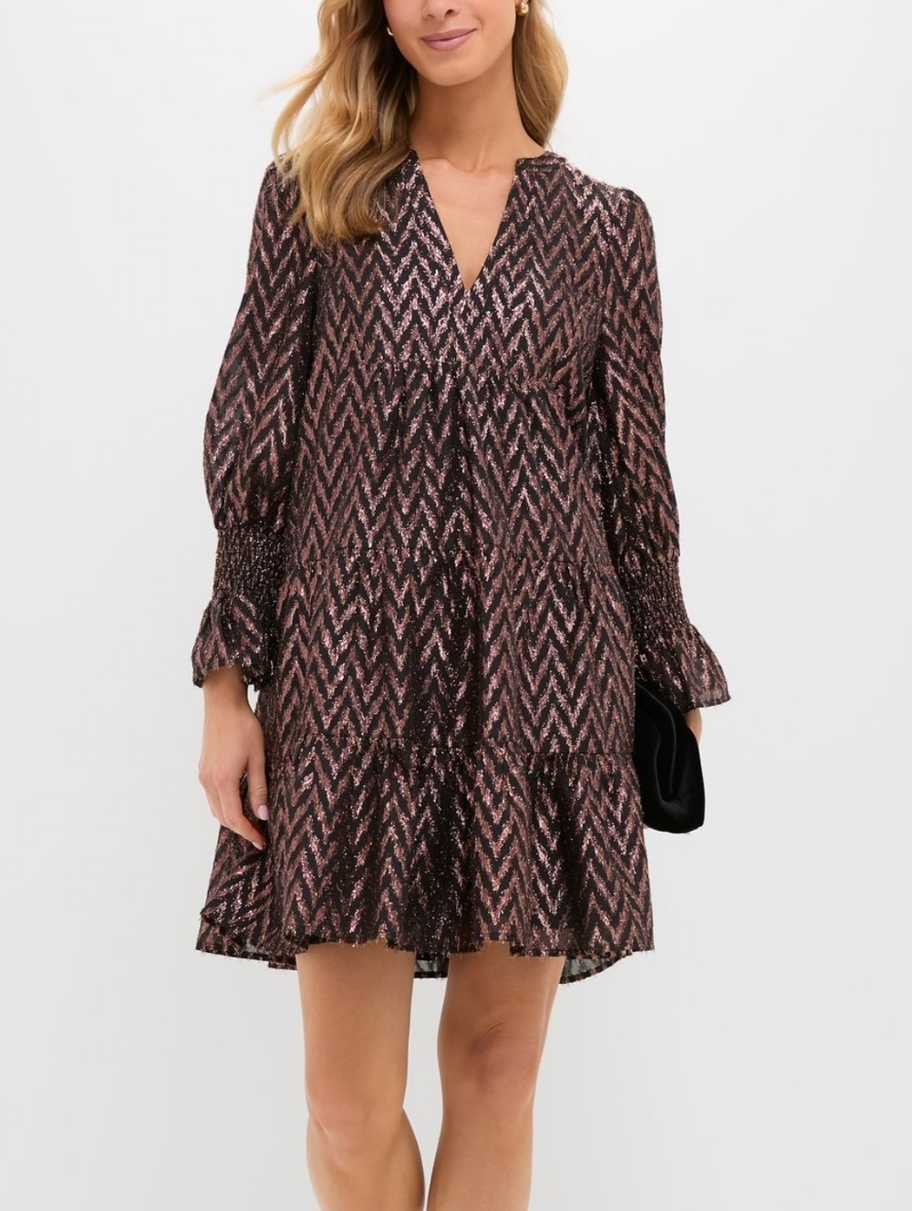 Tuckernuck Pomander Place Metallic Ikat Kenzo Mini Dress - Women's Small